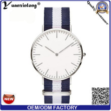 Yxl-615 2016 neueste Private Label Legierung Fall Nylon Gurt Herrenuhr